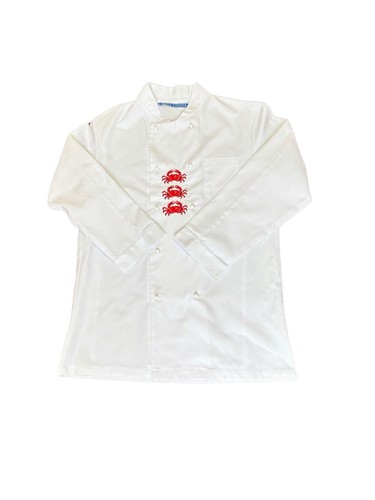 Cooks jacket embroidered crab - cooks,