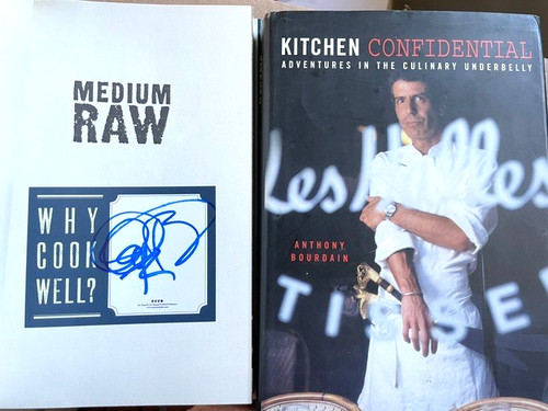 Anthony bourdain signed - bourdain,