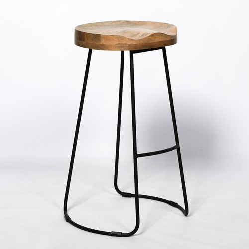 Second vintage black wooden - second,